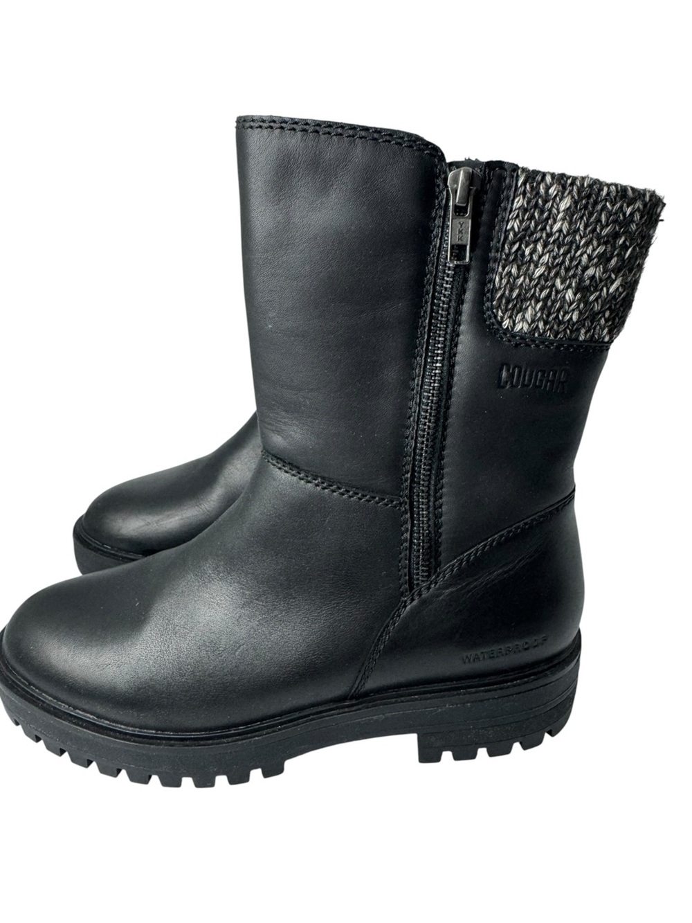 Cougar Neptune Black Waterproof LeatherBoots 8
